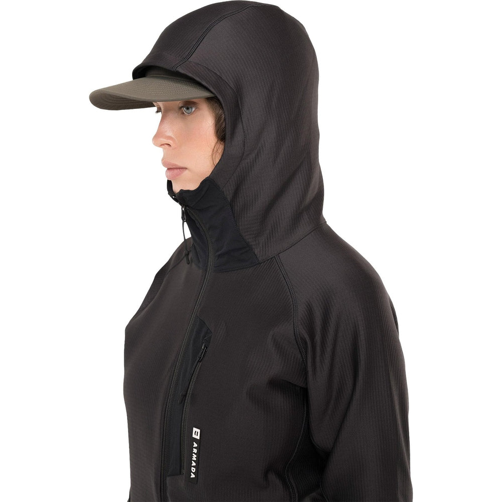 Venyu Grid Fleece Full-Zip Hooded Mid Layer Jacket - Women's 2026