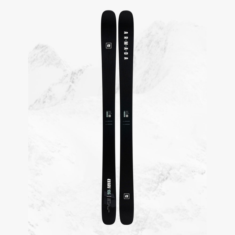 Armada ARV 106 Skis - Black Edition 2026 | Glacier Ski Shop