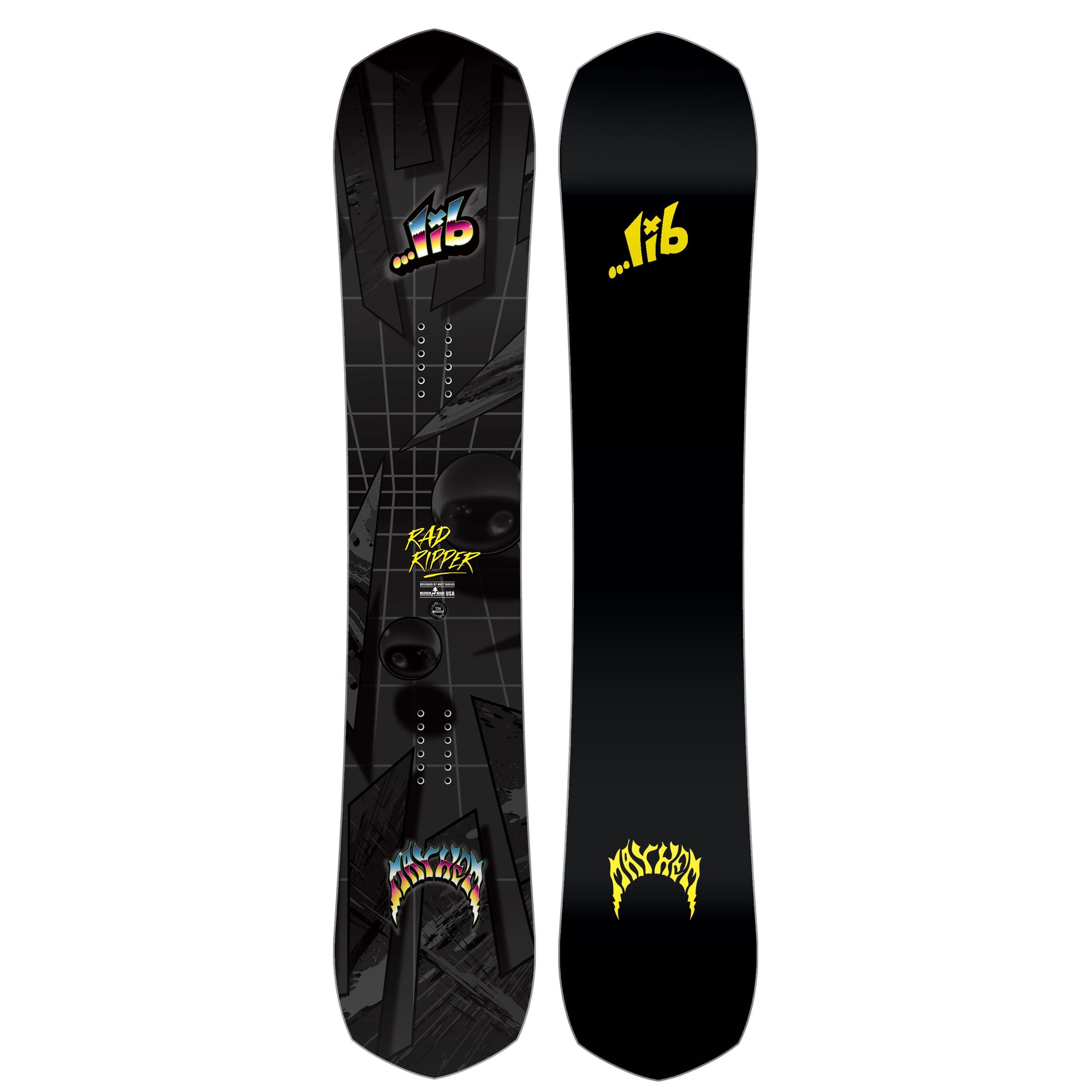 ride 64 snowboard technologiea Lib Tech Rad Ripper Snowboard 2026 Black 156
