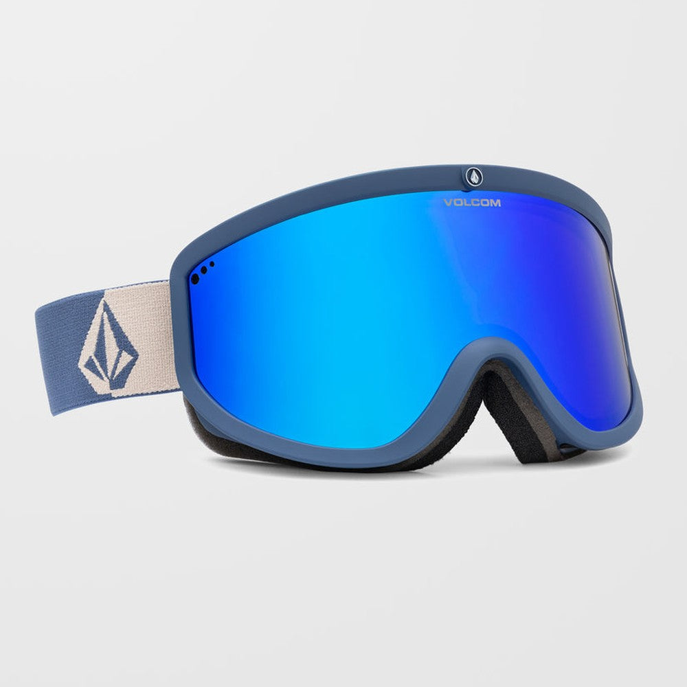 volcom ski goggles Volcom Footprints Goggle Indigo Stone / Blue Chrome (+Bonus Lens