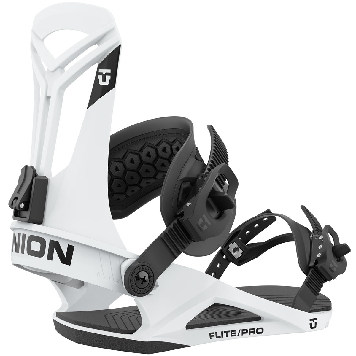 Union Flite Pro Snowboard Bindings   White