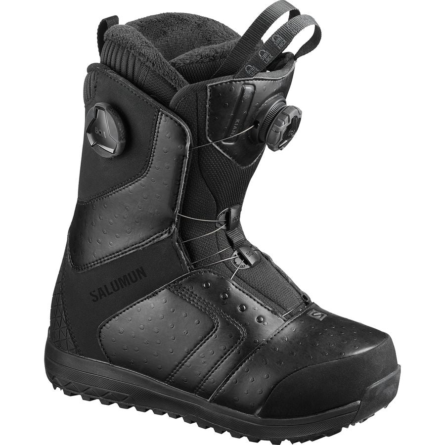 Salomon Women's Kiana Focus Boa Snowboard Boots Black 8 Salomon Women's Kiana Focus Boa Snowboard Boots Black 8