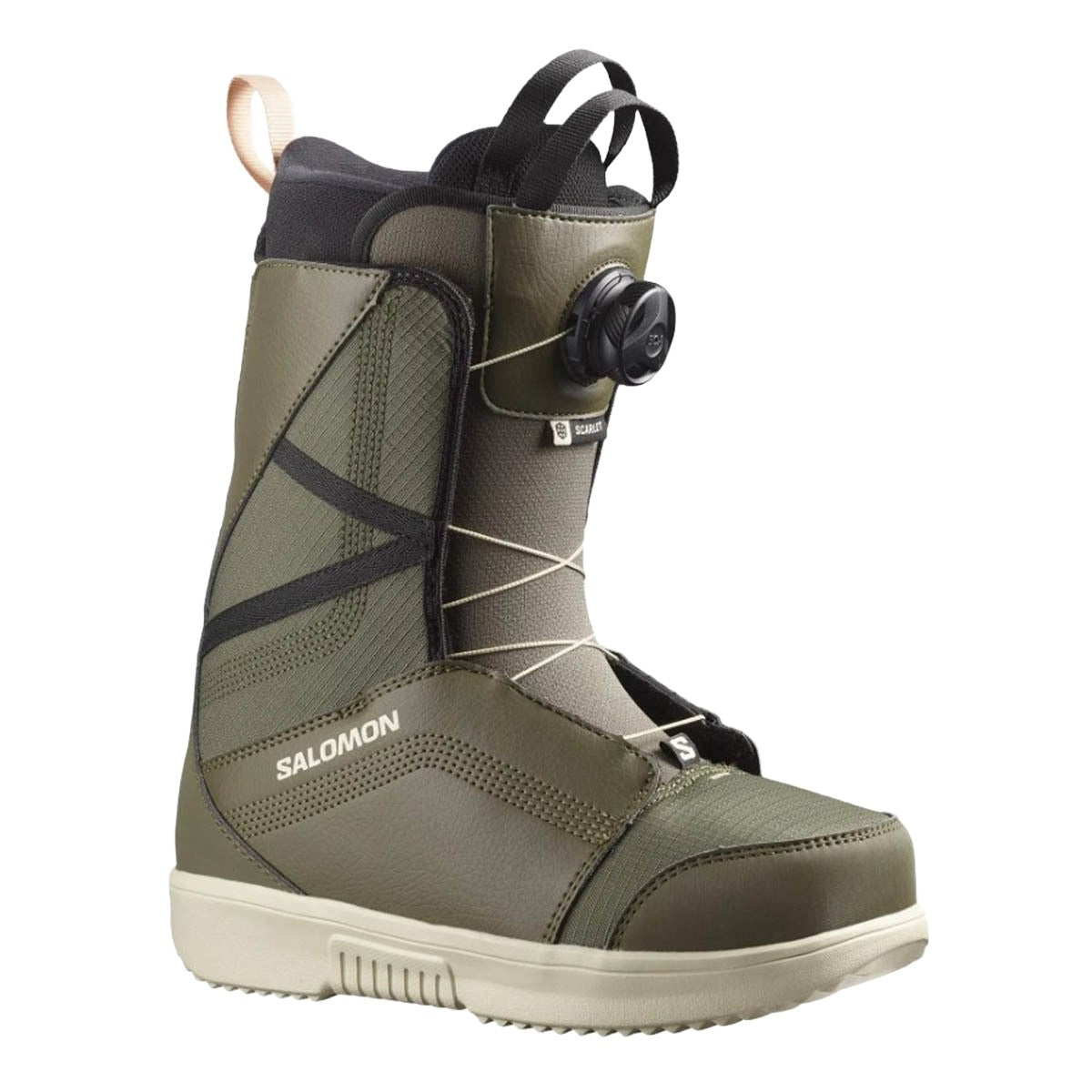 salomon-scarlett-boa-snowboard-boots-army-green-rainy-day-womens-2023