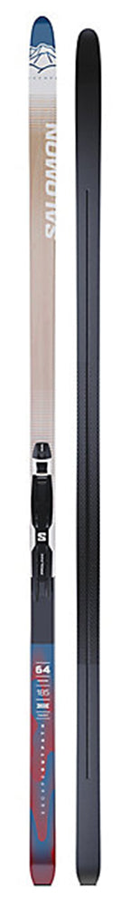 salomon escape 64 outpath cross-country skis - w/Prolink Auto and less constrained by bell z20 Ranger Nets 9800TFB 54 Color:salmao