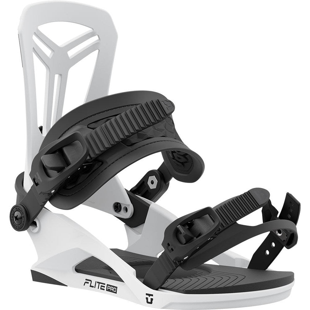 Union Flite Pro Snowboard Bindings - White 2024