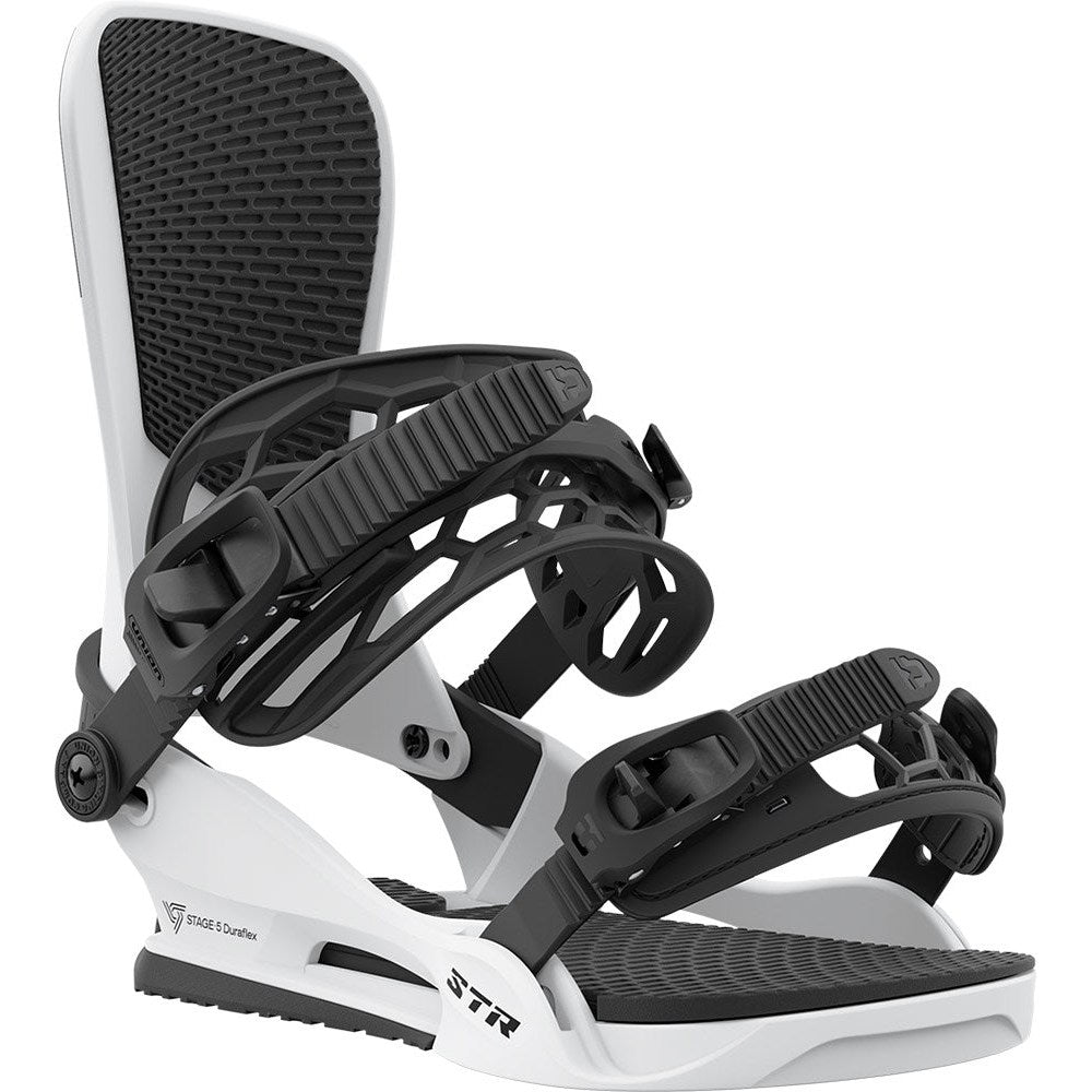 Union STR Snowboard Bindings - White 2024