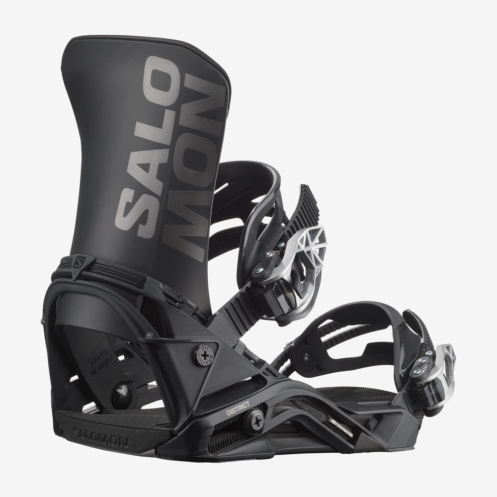 Salomon District Snowboard Bindings - Black 2026