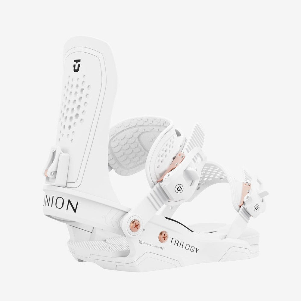 Union Trilogy Snowboard Bindings - White Women's 2025