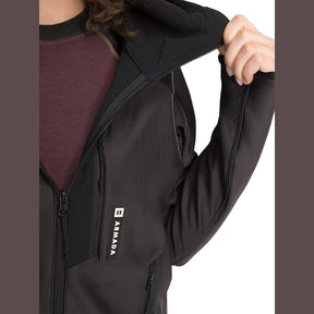 Venyu Grid Fleece Full-Zip Hooded Mid Layer Jacket - Women's 2026