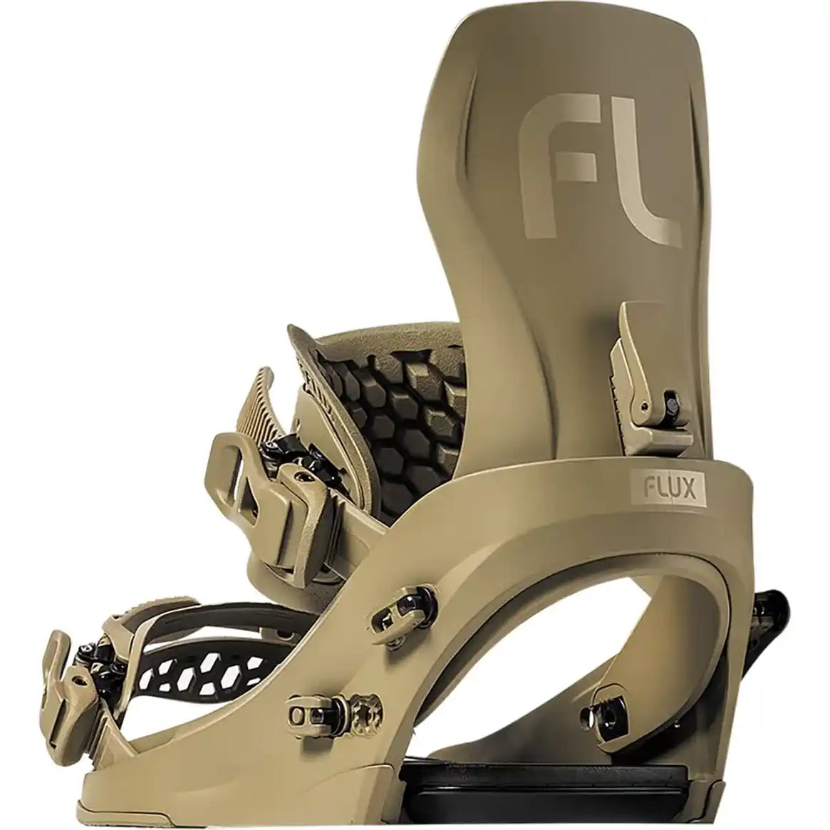 Flux CV Snowboard Bindings - Beige 2025