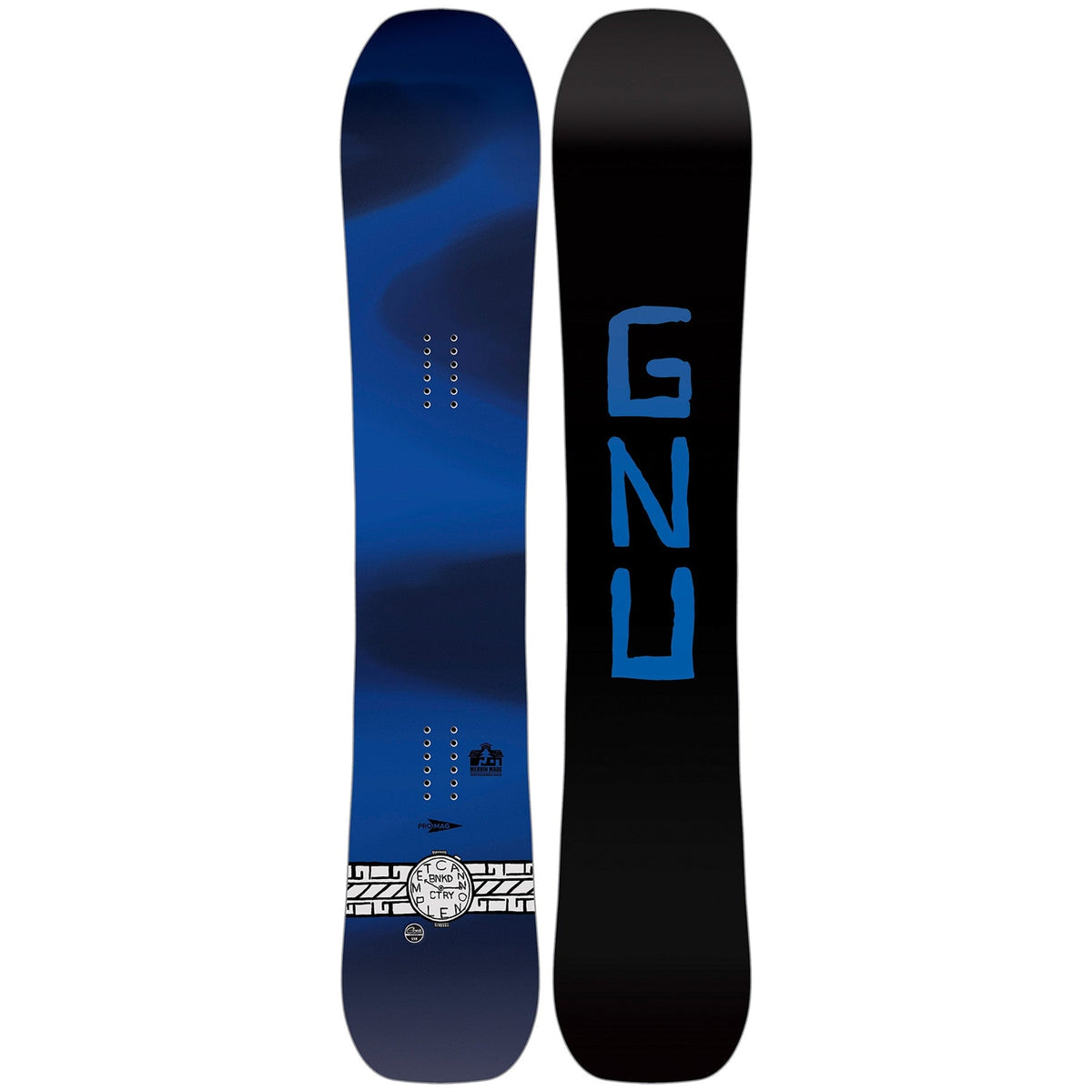 23-24 GNU スノーボード 155 BANKED COUNTRY GNU Banked Country Snowboard - 2026 Demo | Glacier Ski Shop