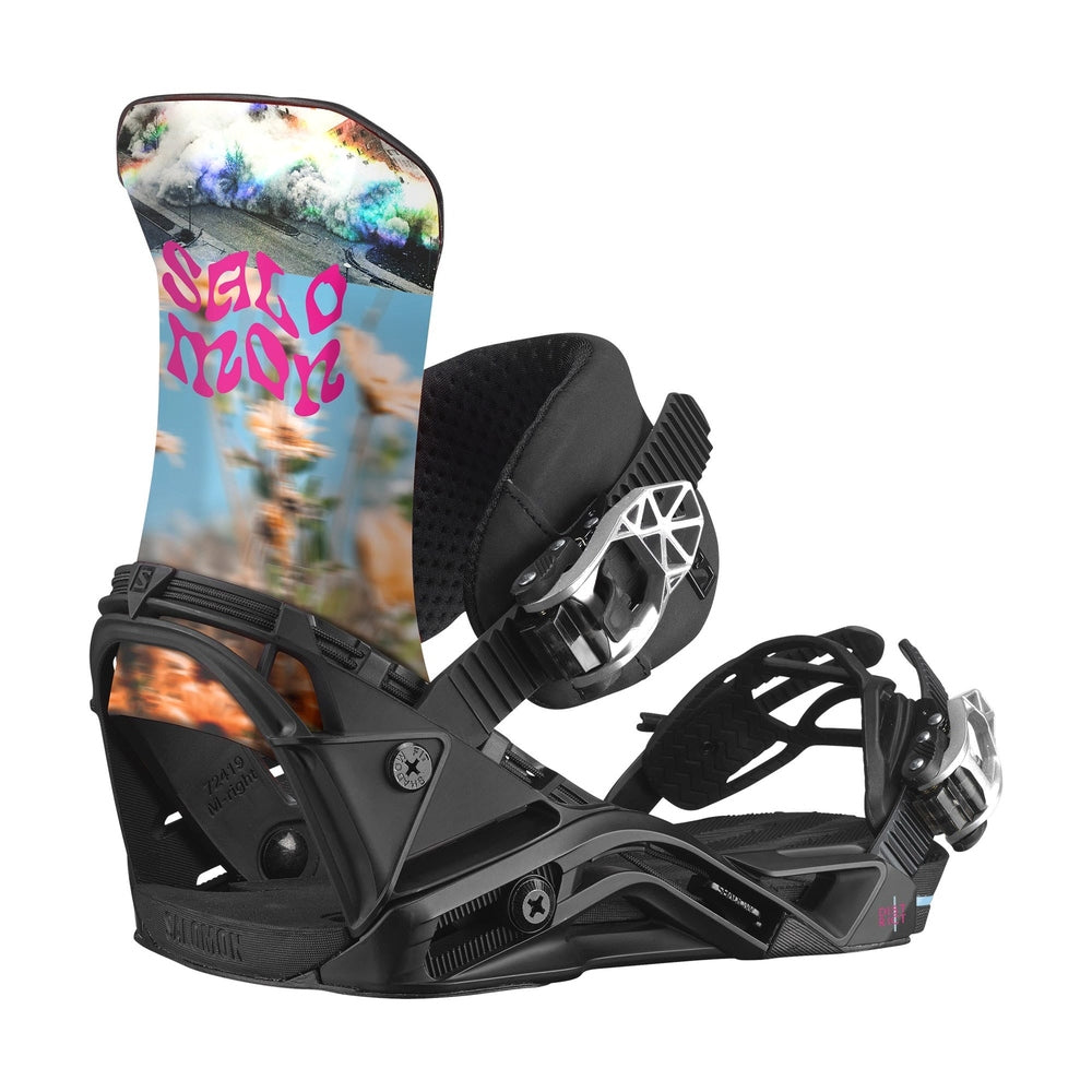 Salomon District Flower Power Snowboard Bindings