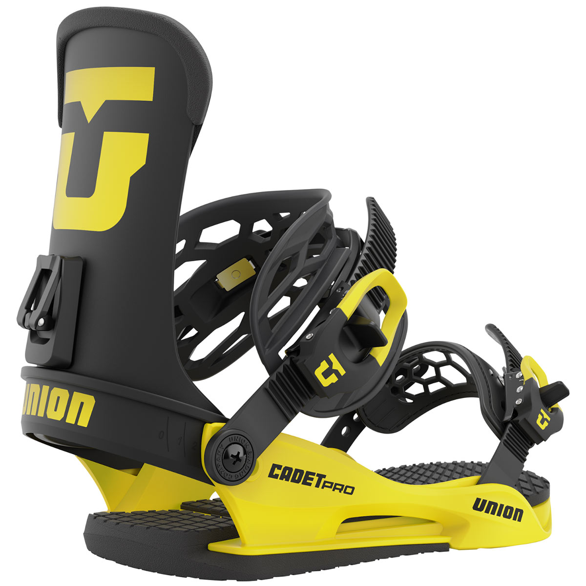 union-cadet-pro-snowboard-bindings-electric-yellow-2023