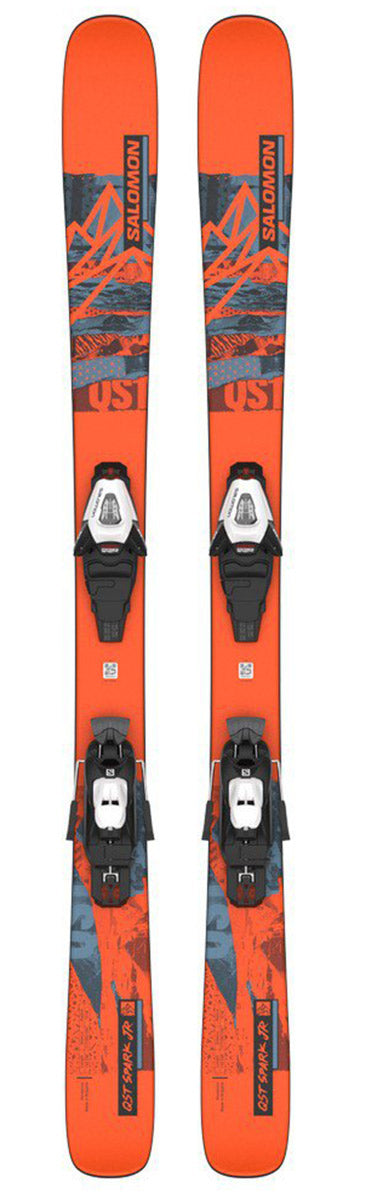 Salomon QST Spark Jr S Skis C5 GW Bindings - Kids